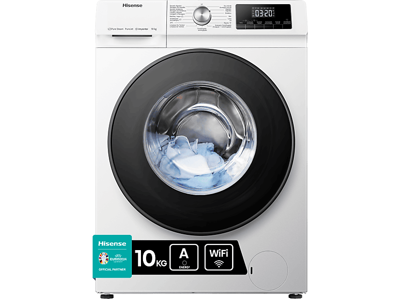 Hisense WFQA1014EVJMW 10 kg 1400 rpm Inverter 15 programas WiFi Blanco