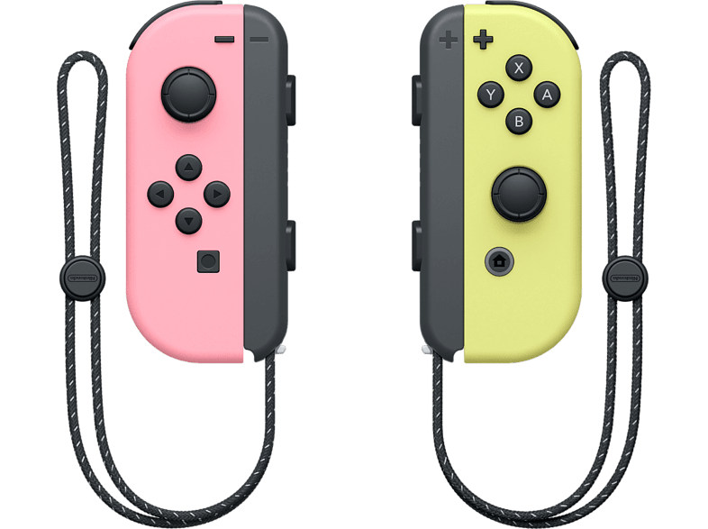 Joy-Con Set Nintendo Switch Izquierda y Derecha Vibración HD Rosa y Amarillo pastel