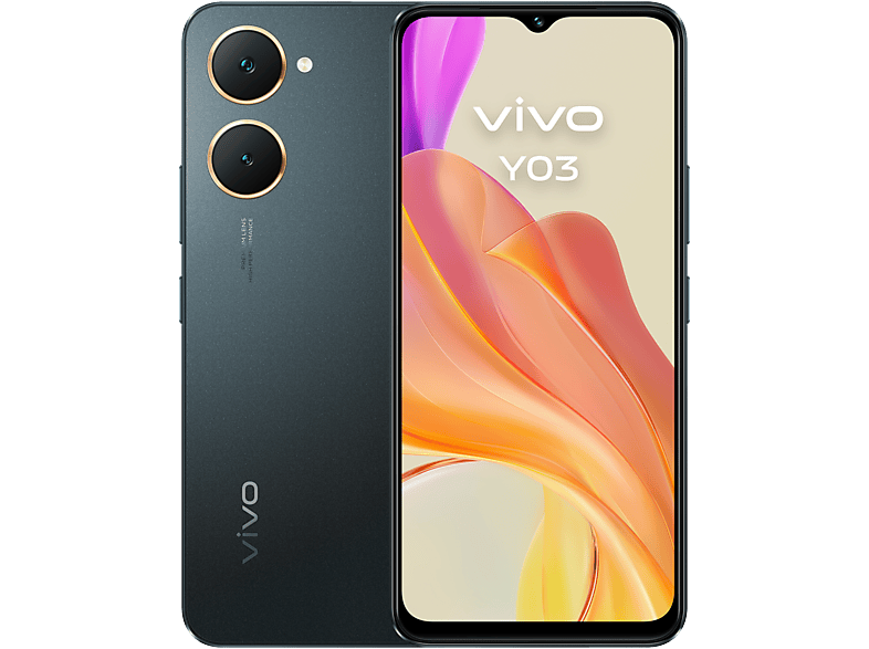 vivo Y03 Space Black 128 GB 4 GB 6.56 LCD Mediatek Helio G85 5000 mAh
