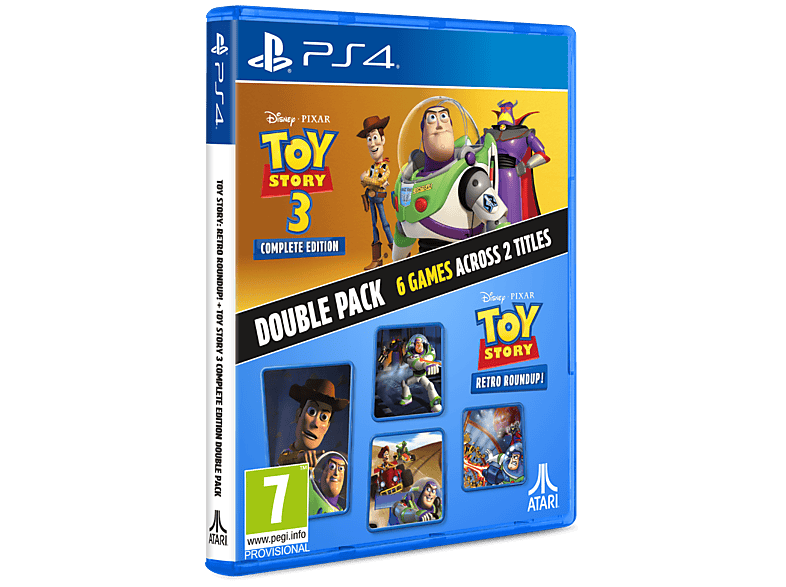PS4 Toy Story: Retro Roundup! + Toy Story 3 Complete Edition Double Pack