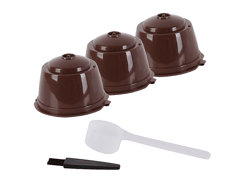 CMP París KA4557 3 capsulas de polipropileno de café Compatible con Dolce Gusto Negro