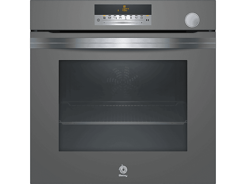 Balay 3HA5378A1 71 l 3600 W Pirolítico,Raíles Comfort Plus Función Auto Chef Gris