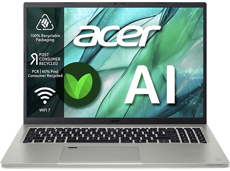 Acer Aspire Vero 16 AV16-51P 16 WUXGA IPS Intel® Evo™ Edition Core™ Ultra 7-155U 16GB RAM 1TB SSD UHD Graphics Windows 11 Home