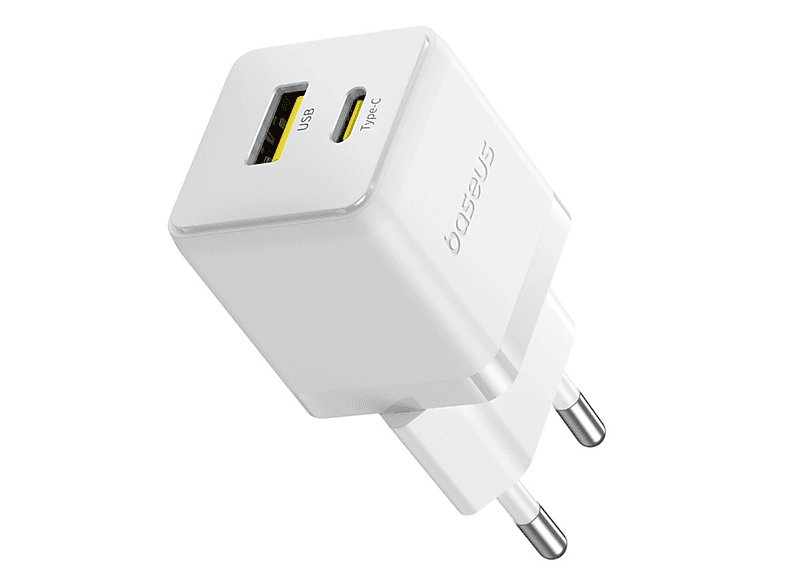 Baseus PALM 20W USB y Tipo-C Kit con cable Tipo-C de 100 cm Universal Blanco