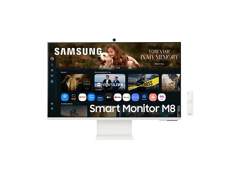 Samsung  SMART M80F LS32FM801UUXEN 32 UHD 4K 60 Hz 4 ms VA Altura ajustable Blanco