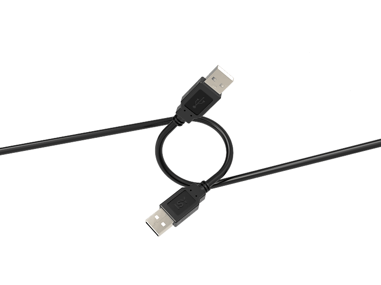 ISY IUC-1010 USB 2.0 USB-A a USB-A 1.5m 480 Mbps Negro