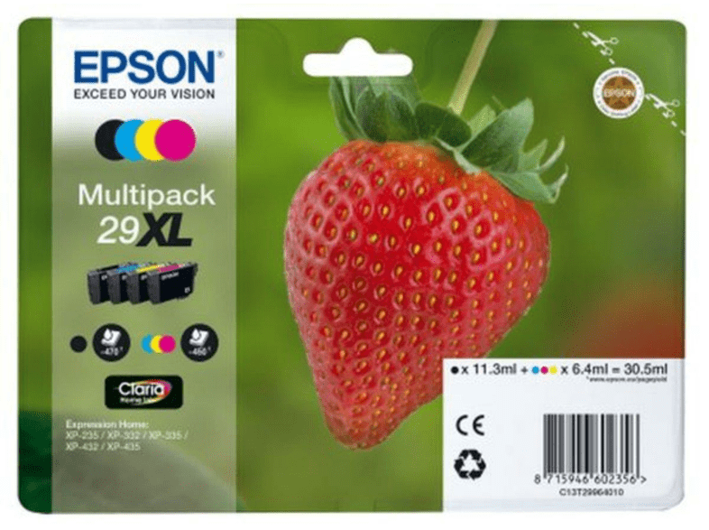 Epson C13T29964022 Fresa 29 cartuchos XL CMYK