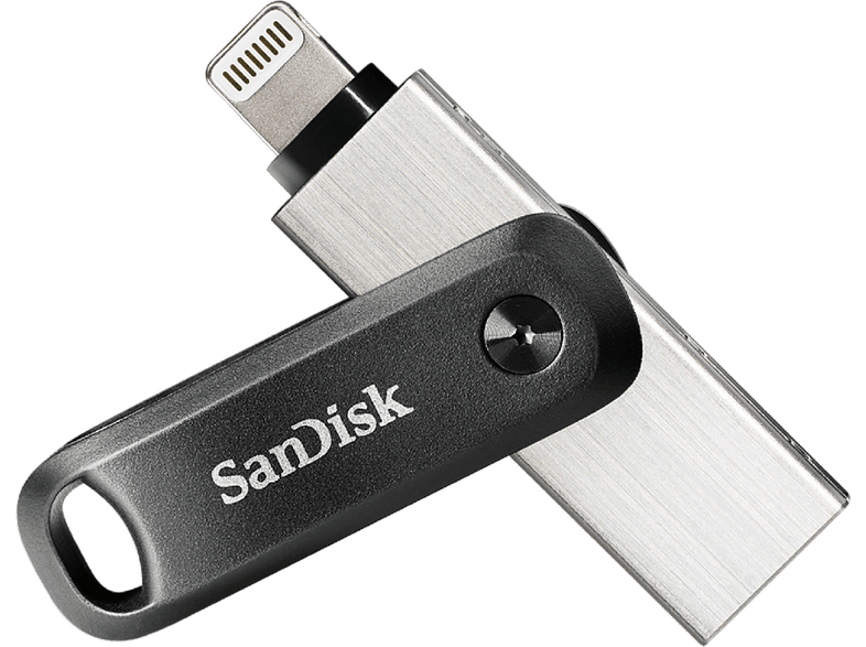 SanDisk iXpand Flash Drive Go Para iPhone y iPad USB 3.0 OTG Windows y Mac Negro