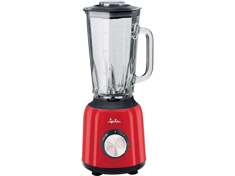 Jata BT795 1.200 W 1.5 l 3 Velocidades Función Pulse Pica hielo Jarra de cristal Rojo