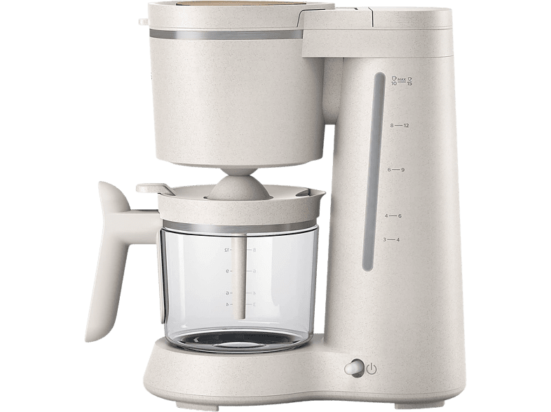 Philips Eco Conscious Edition HD5120/00 Sostenible 1000 W  10 Tazas Función de apagado Jarra cristal Blanco