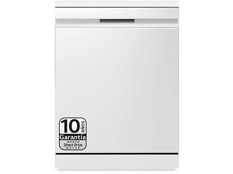 LG DF587HHS 14 servicios 10 programas 60 cm QuadWash™ Tercera Bandeja ThinQ™ Blanco Marfil