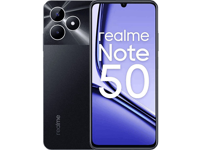 realme Note 50 Midnight Black 128 GB 4GB 6.7 HD+ Unisoc T612 5000 mAh Android