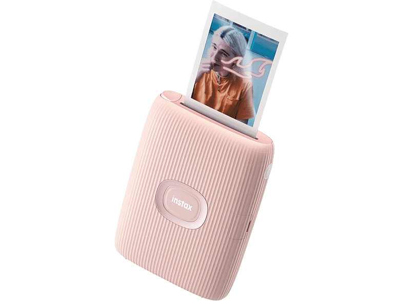instax Mini Link 2 46mm x 62mm Impresión color Soft Pink