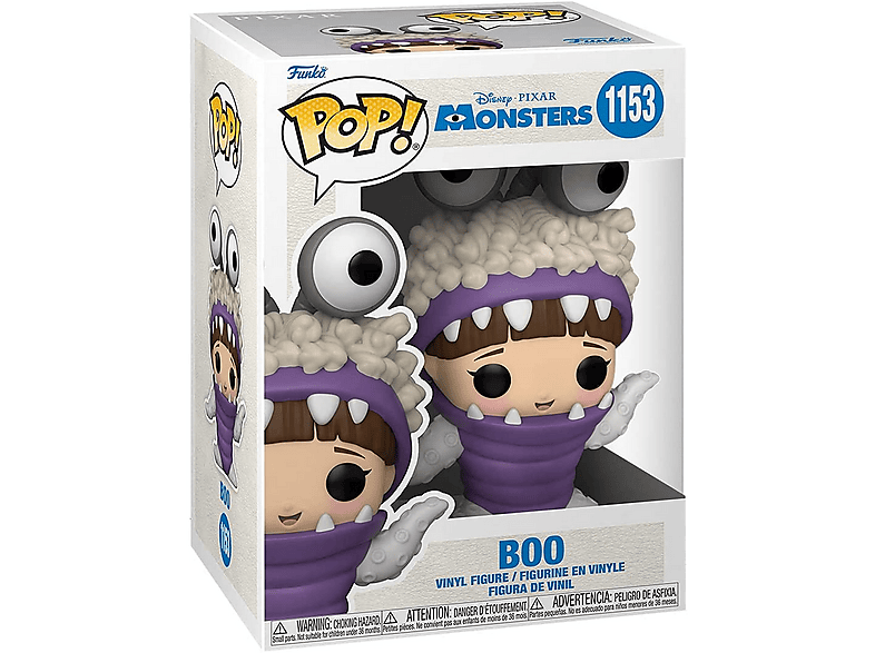 Disney: Monsters Inc 20º Boo Vinilo 9.60 cm Multicolor