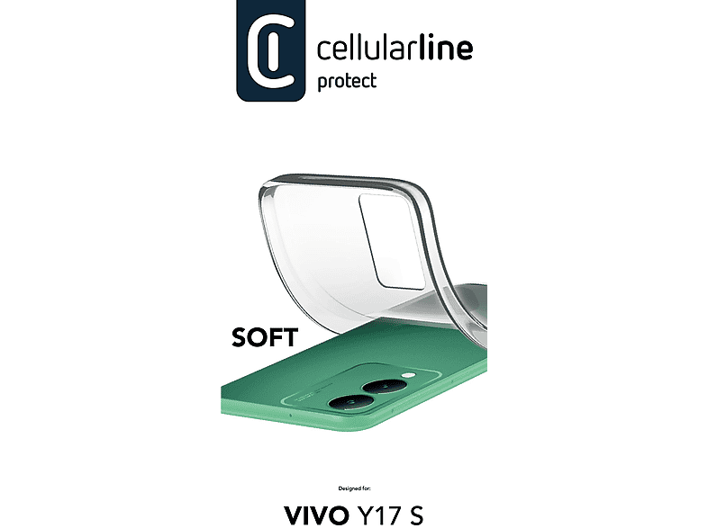 CellularLine Soft Para Vivo 17S Goma blanda Trasera Transparente