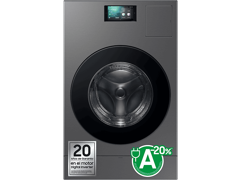 Samsung WD18DB8995BZT2 18 kg + 11 kg 1000 rpm 22 programas AI Laundry Combo™ Clase A Antracita