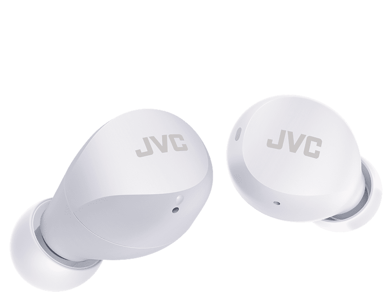 JVC Gumy Mini HA-A6T Control táctil Autonomía 23 horas Compatible con asistente de voz IPX4 Blanco + Estuche de carga