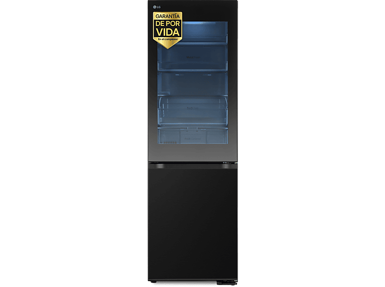 LG GBG5160CEV No Frost 186 cm 352 l DoorCooling+™ Instaview™ ThinQ™ Acero negro grafito
