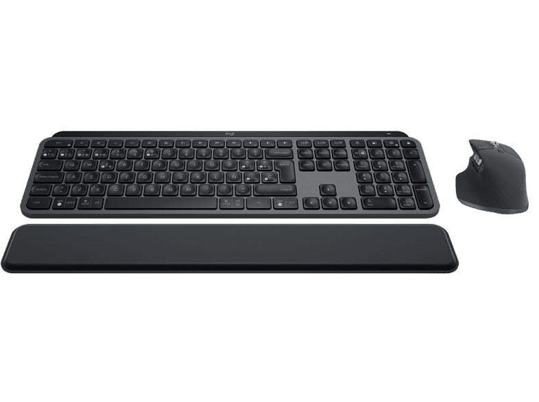 Logitech Combo MX KEYS S Inalámbrico Bluetooth Iluminación personalizable Windows/Mac USB C Negro