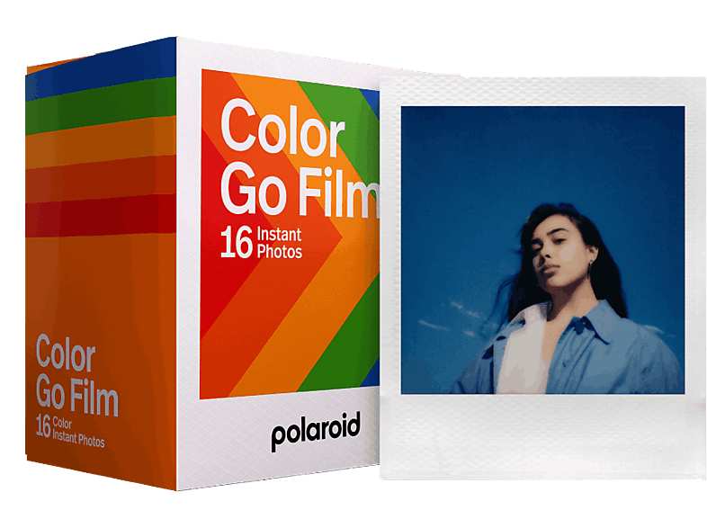 Polaroid Color Go Film Para cámara instantánea Polaroid Go 16 fotos.