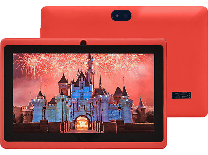 DAM Q75X Pro Rojo 8 GB 7 WSVGA 1 GB RAM MTK8321 Quad Core 1.3 GHz Doble cámara Android Infantil