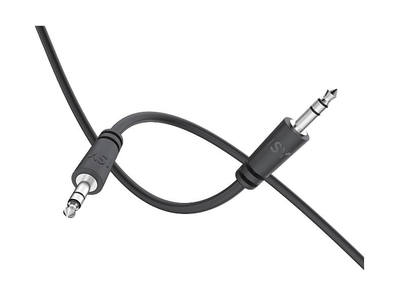 ISY IAU-1015 1.5 m 3.5 mm jack a 3.5 mm jack PVC Negro