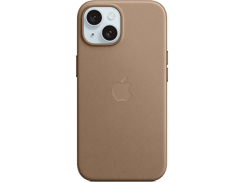 APPLE Funda de trenzado fino con MagSafe para iPhone 15 Marrón topo