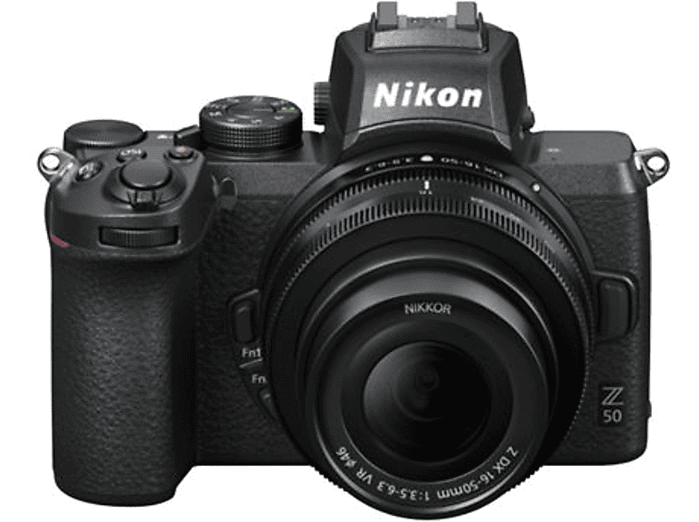 Nikon Z 50 + Objetivo 16-50mm + Adaptador FTZ II 20.9 megapixel Pantalla 8 cm Wi-Fi Bluetooth Negro