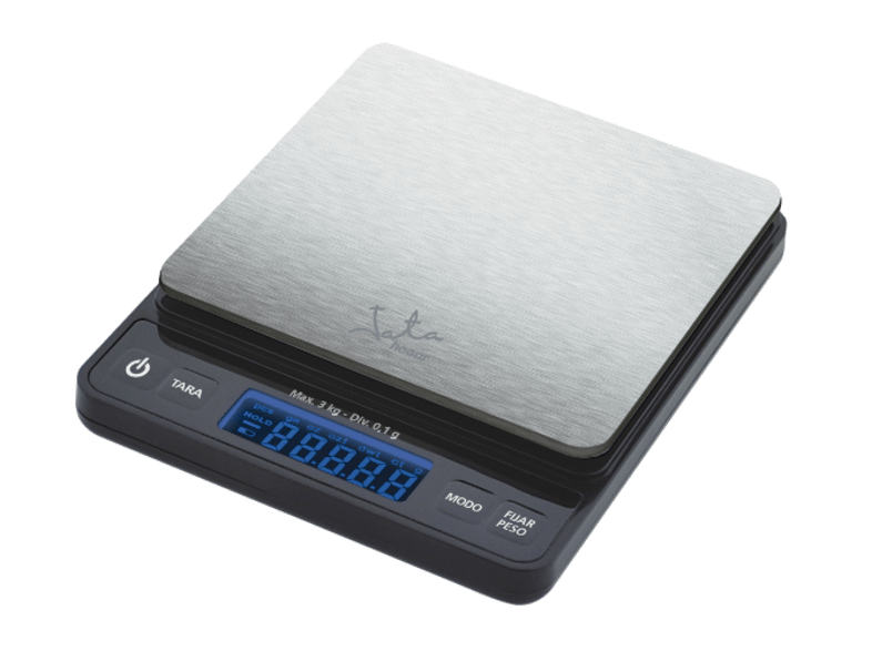 Jata 773 Peso máximo 3kg Pantalla LCD Acero inoxidable