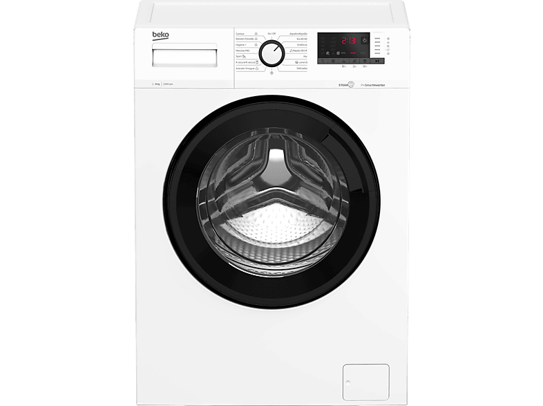 Beko WRA 8615 XW 8 kg 1200 rpm 15 Programas Función Vapor Blanco