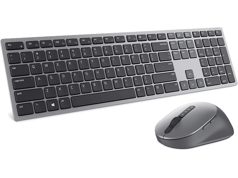 Dell Premier KM7321W Inalámbrico Bluetooth USB Teclas dedicadas y programables Gris y negro