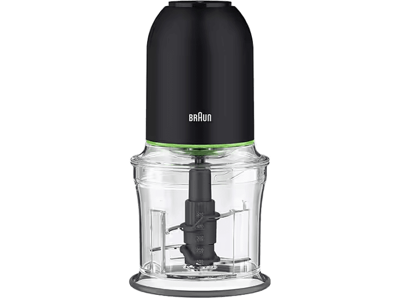 Braun MultiPractic 3  500 W 0.5 l 2 velocidades Triturar hielo Tecnología QuadBlade Negro