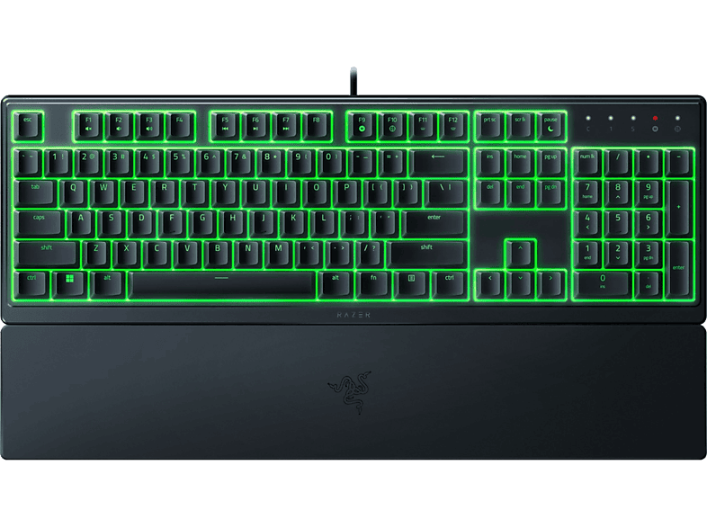 Razer Ornata V3 X Por Cable Razer Chroma RGB Switches Silenciosos Reposamuñecas ergonómico Negro