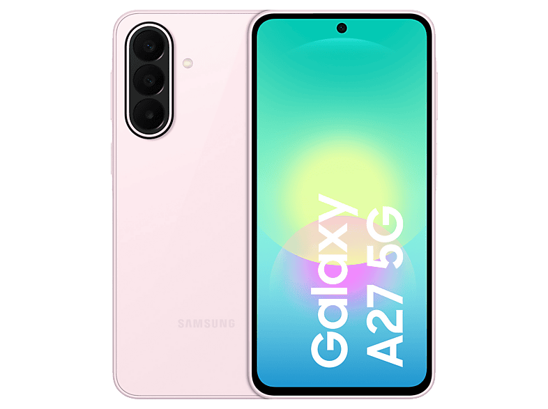 Samsung Galaxy A27 5G Rosa Claro 256 GB 8 GB RAM 6.7 FHD+ Super AMOLED Qualcomm Snapdragon 6 Gen 3 5000 mAh Android 16