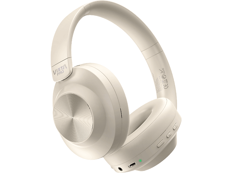 Vieta Way 4 Circumaurales Bluetooth 50h Autonomía Diseño doble plegado Micrófono Blanco
