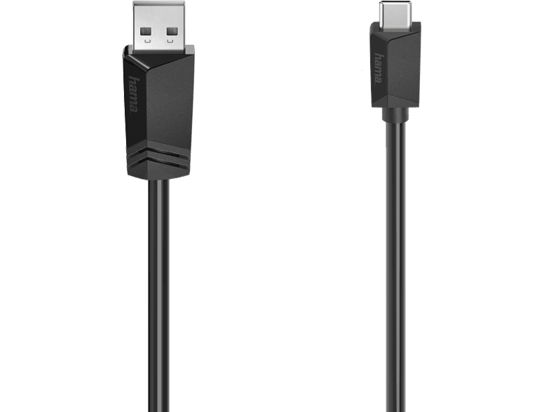Hama 00200633 De conector USB-A a conector USB-C 3 m Negro