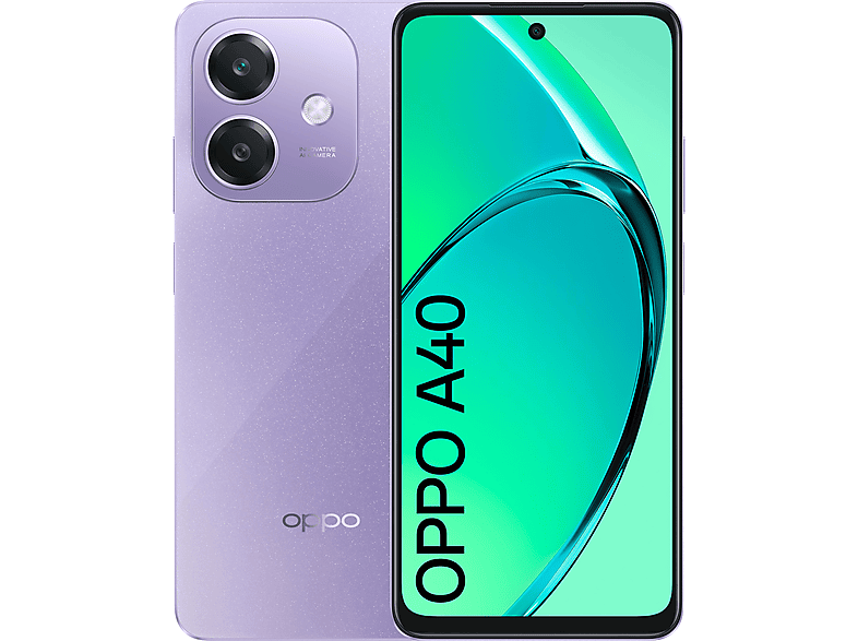 OPPO A40 Starry Purple 128 GB 4 GB RAM 6.72 LCD HD+ 90Hz Qualcomm® Snapdragon® 6s 4G Gen1 5100 mAh Android