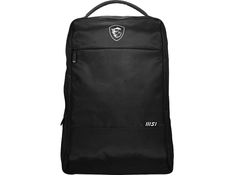 MSI Essential Backpack ParaPortátiles hasta 17 Acolchado Ergonómico Negro