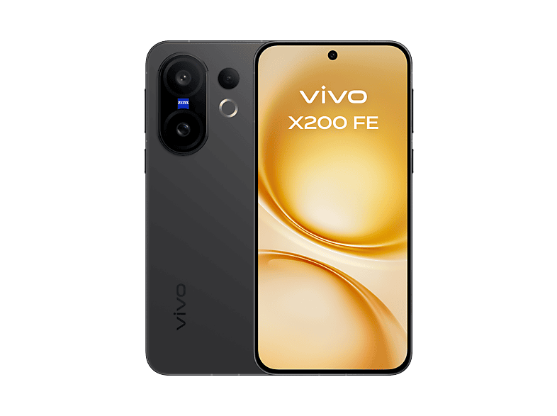 Vivo X200 FE Black Lux 512 GB 12GB RAM 6.31 AMOLED MediaTek Dimensity 9300+ Batería BlueVolt XXL de 6500mAh IP68/IP69