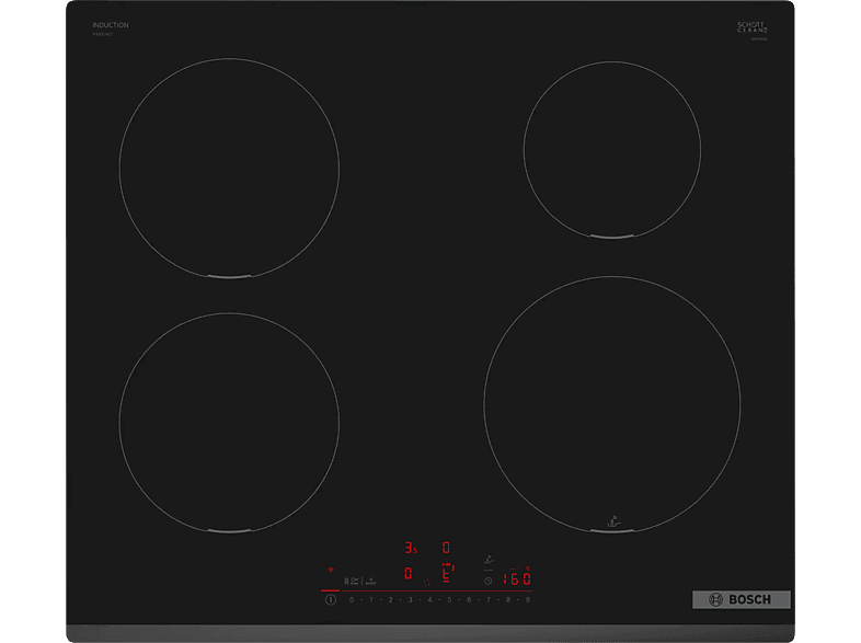 Bosch PIE631HC1E 4 zonas 21 cm Control DirectSelect PerfectFry Black