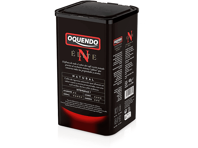 Oquendo Cofibox Élite Natural 400g 50% Arábica y 50% Robusta