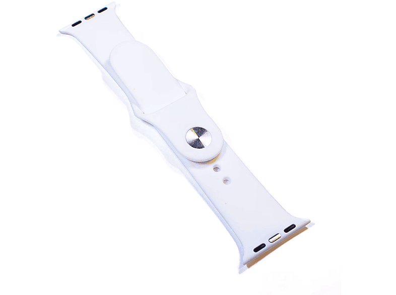 Friendly License Para Apple Watch 42/44/45 mm Silicona Cierre click Blanco