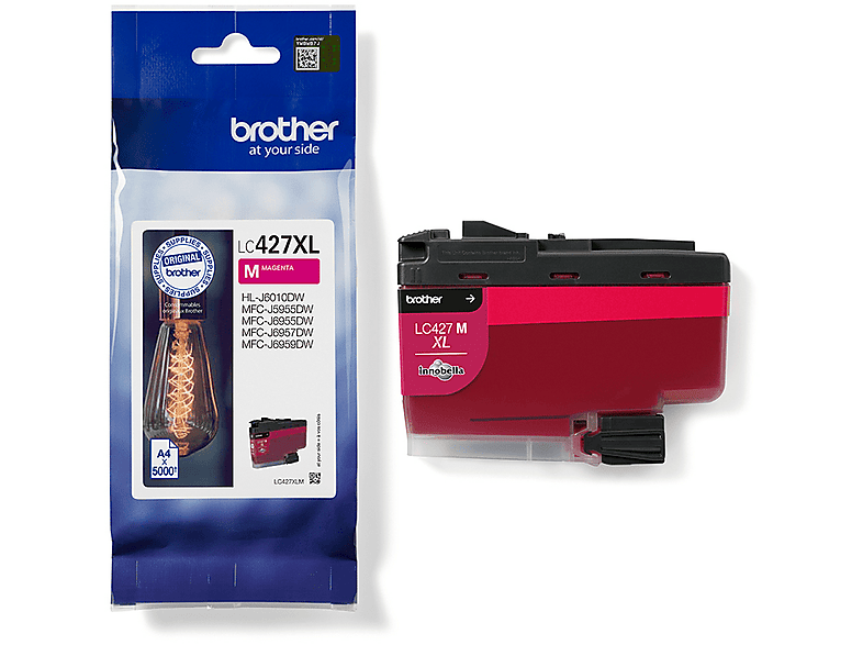 Brother LC427XLM Hasta 5000 páginas XL Magenta
