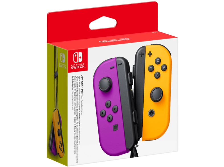 Joy-Con Set Nintendo Switch Izquierda y Derecha Vibración HD Naranja y morado