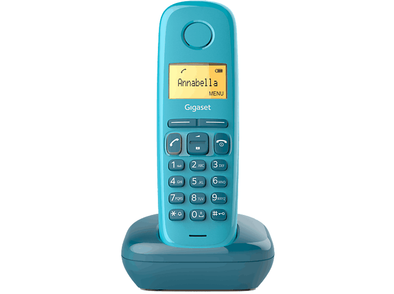 Gigaset A170 Single Inalámbrico Pantalla 1.5 iluminada 50 contactos Azul
