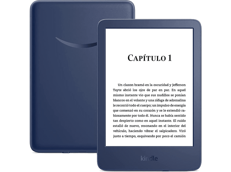 Amazon Kindle Para eBook 6 Doble de almacenamiento 16 GB 300 ppp E-Ink Azul vaquero