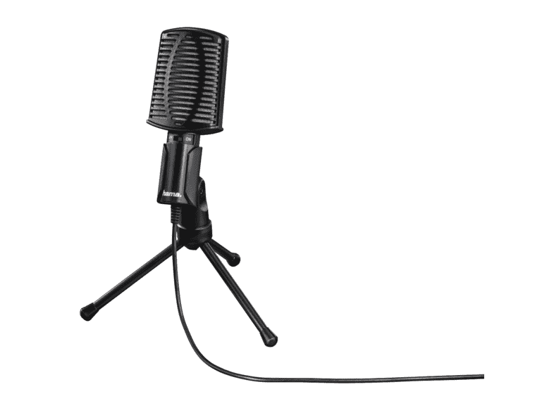 HAMA Mic-USB Allround Para PC y portátil USB Negro