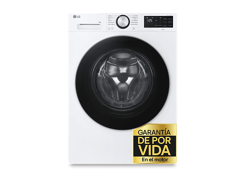 LG F4X5009TLC 9 kg 1400 rpm 12 programas TurboWash 360º Clase A-40% Blanco