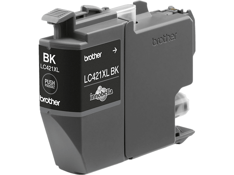 Brother LC421XLBK Tinta negra Rendimiento de hasta 500 páginas Negro