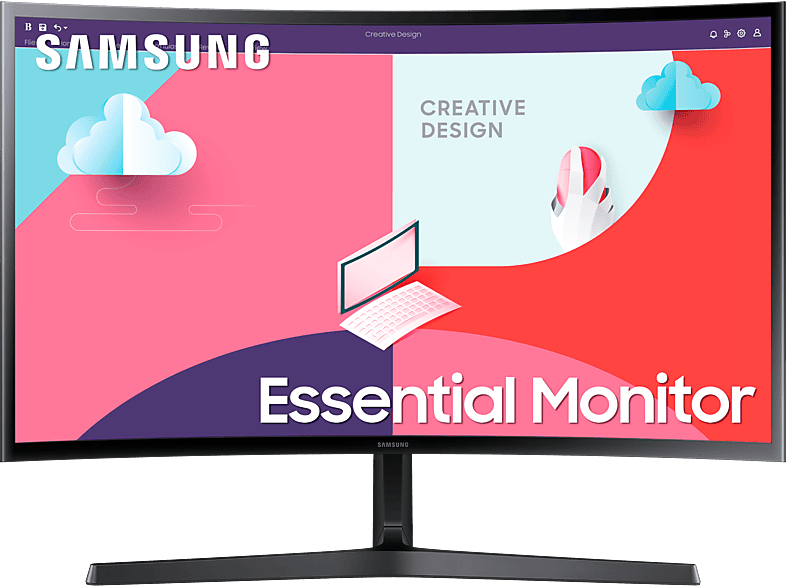 Samsung  Essential S36C LS27C366EAUXEN 27 Full-HD 4 ms 60 Hz Pantalla curva AMD FreeSync Negro